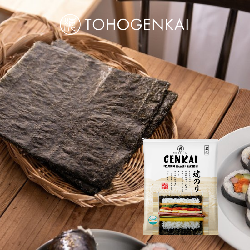 GENKAI Rong Biển Cuộn Cơm 10 lá 22g