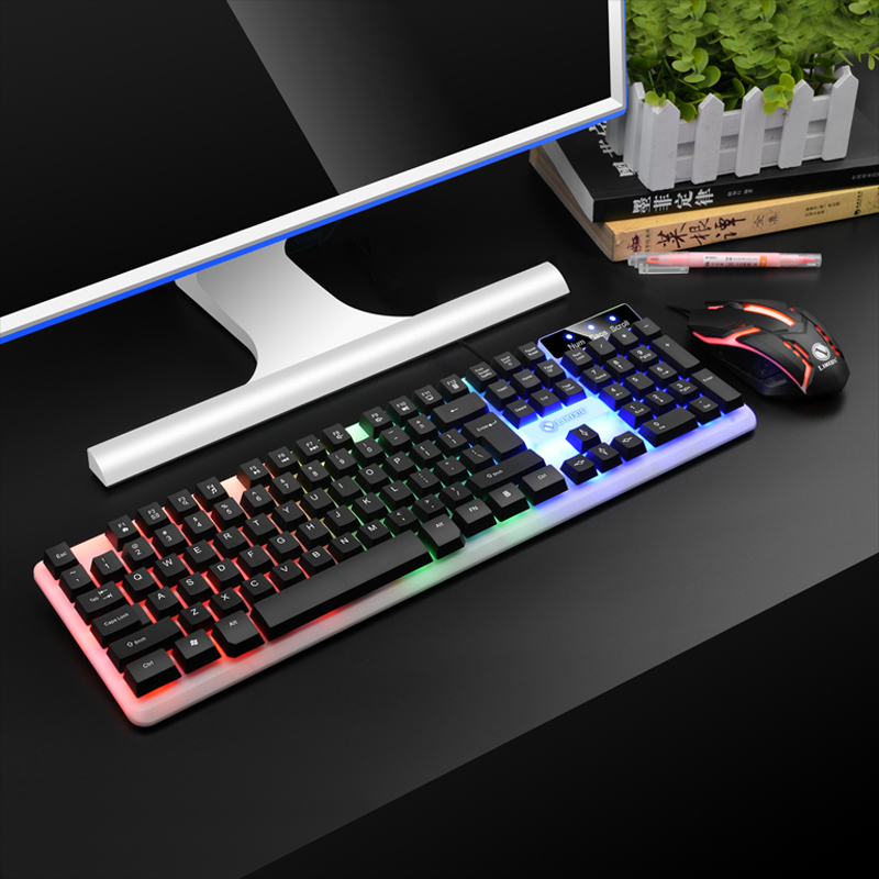 GTX350 Colorful LED Backlight Ergonomic Mechanical Gaming keyboard and ...