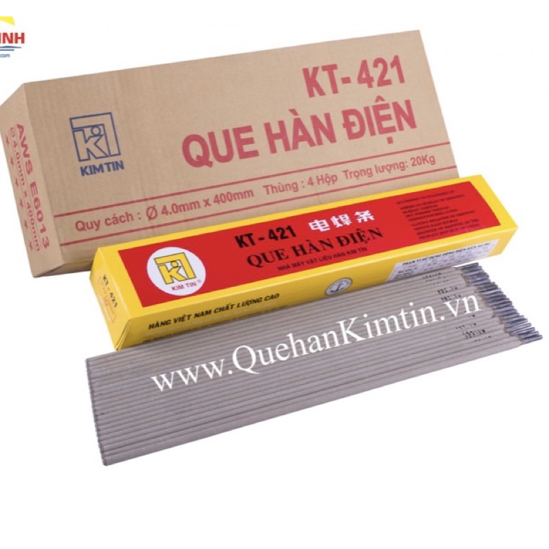 1kg Que hàn sắt Kim tín 2.5-3.2( ko phải 1 bó2,5kg)