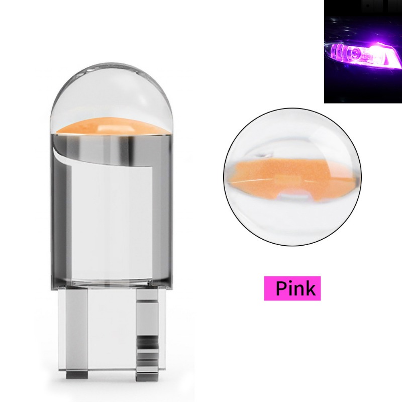Car Width Indicator Light T10 Crystal Transparent Integrated LED Small Light COB High Brightness W5W License Plate Reading Light