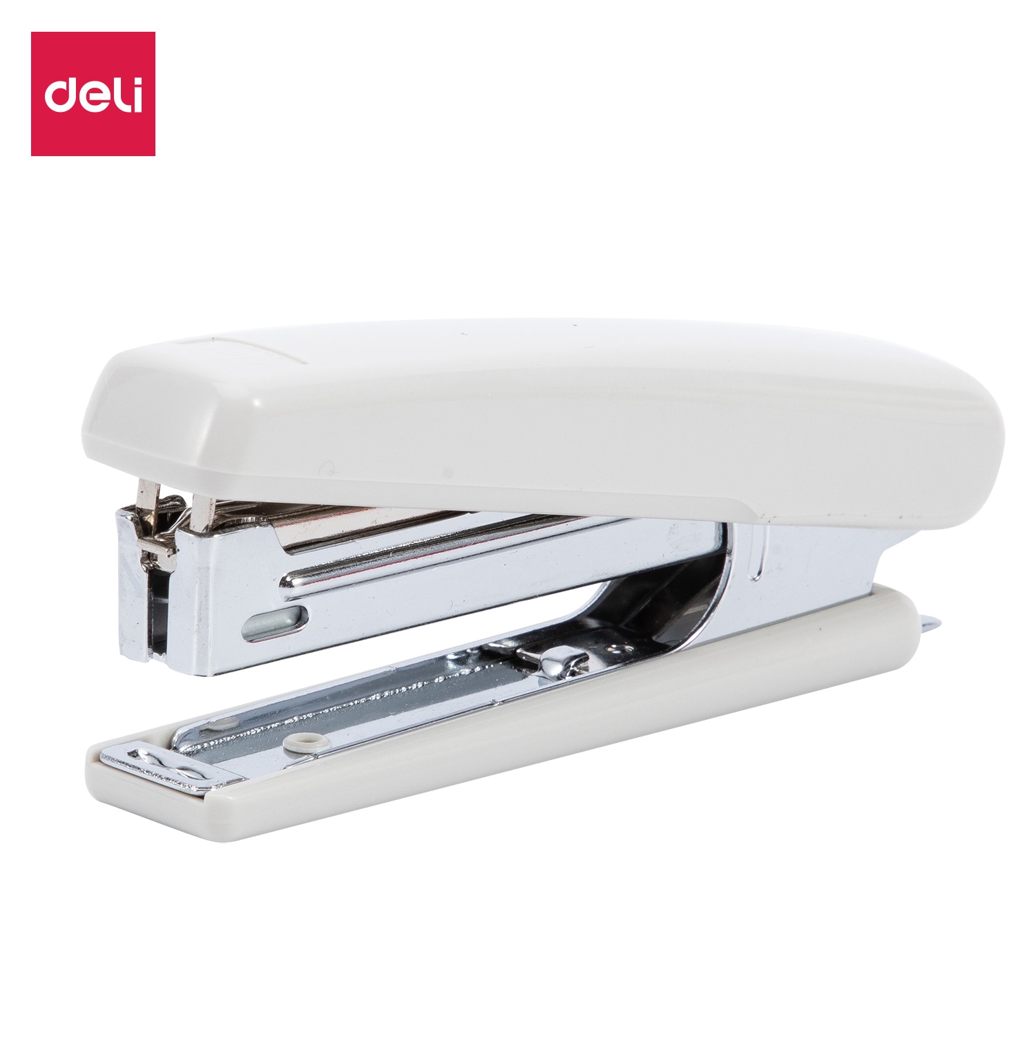 Dập ghim số 10 (15 trang), Đen, xanh, xám - Deli E0221