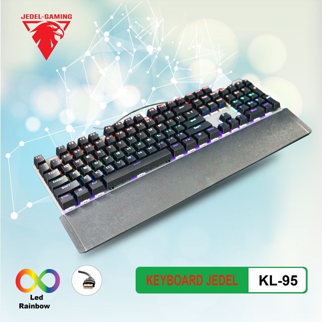 Bàn phím cơ JEDEL Gaming LED KL95