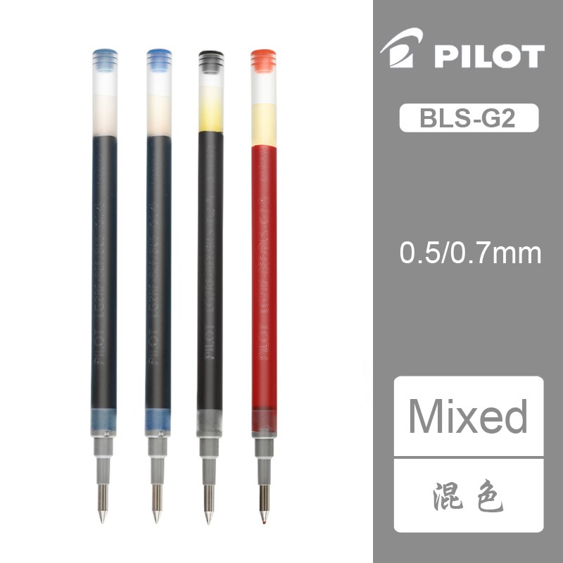12 pcs pilot refill bls-g2 for g2/g6 gel pen 0.5/0.7mm juice pen lju-10ef replacement refill b2p water pen stationery wholesale