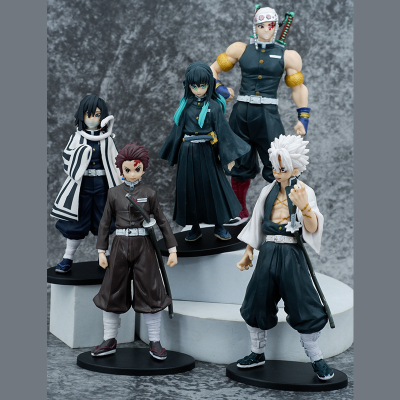 Mô hình đồ chơi tượng figure goods nhân vật Kimetsu No Yaiba Demon Slayer Tanjirou Nezuko Zenitsu Inosuke Giyuu uzui tengen các trụ cột thanh gươm diệt quỷ mô hình