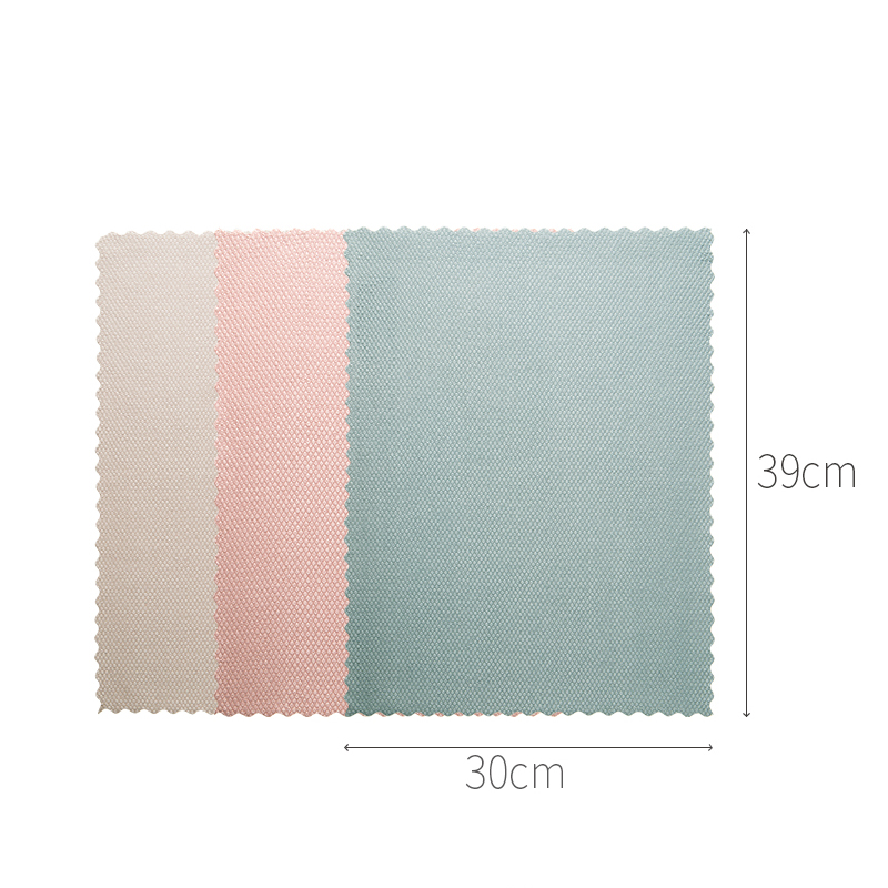 3-pcs Cleaning Cloth Kitchen Dish Towels
