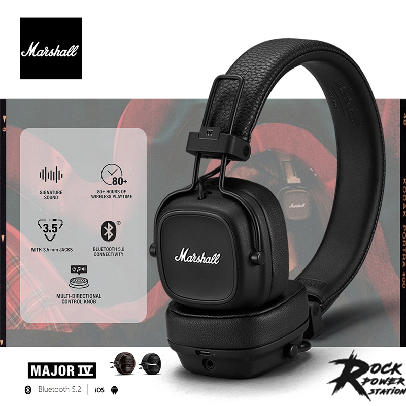 Major Iii Bluetooth Headphones Marshall Major Box Headphones Major