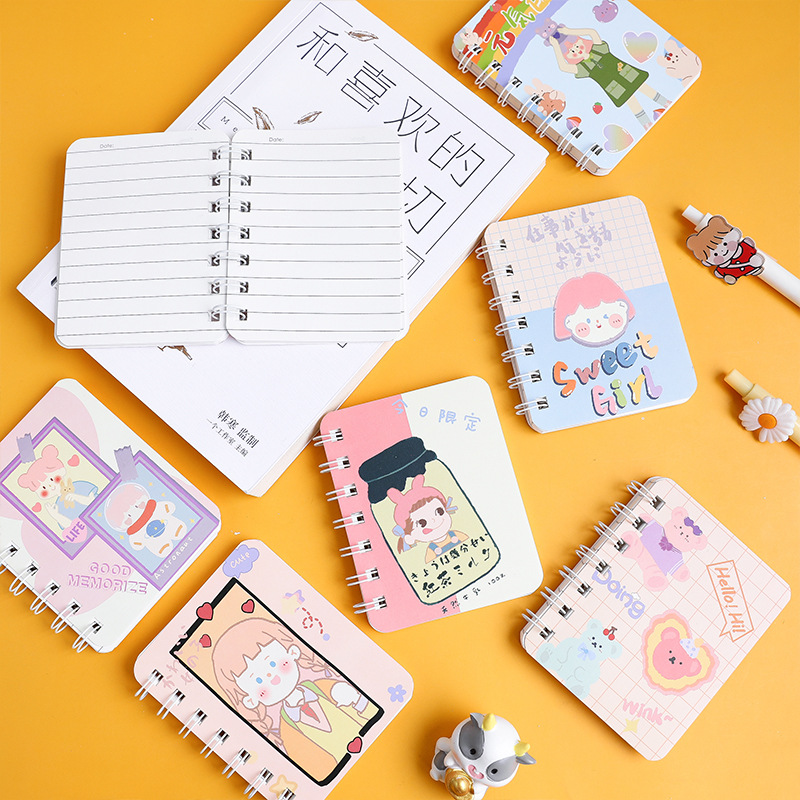 [HCM]Sổ ghi chú khổ A7 họa tiết cute - UniLabel