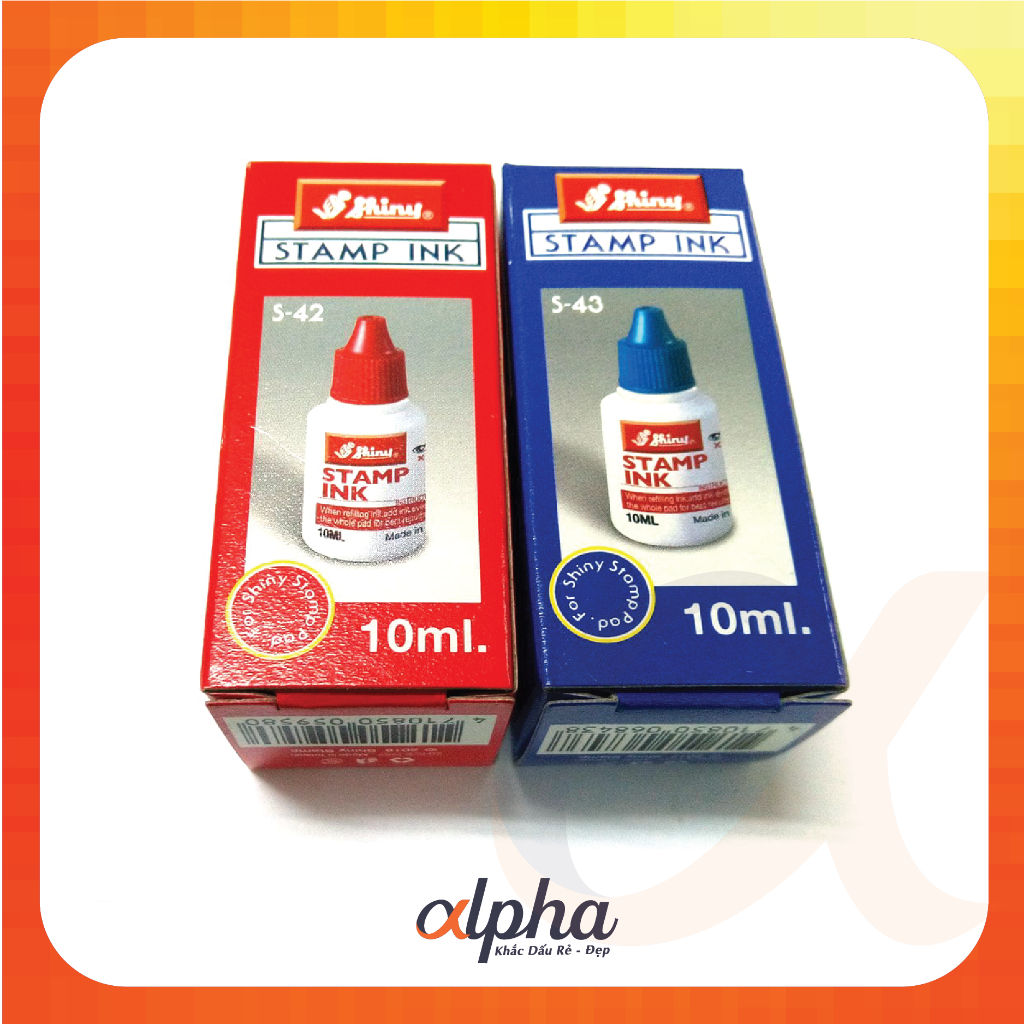 Mực dấu công ty, dấu tên Shiny 10ml