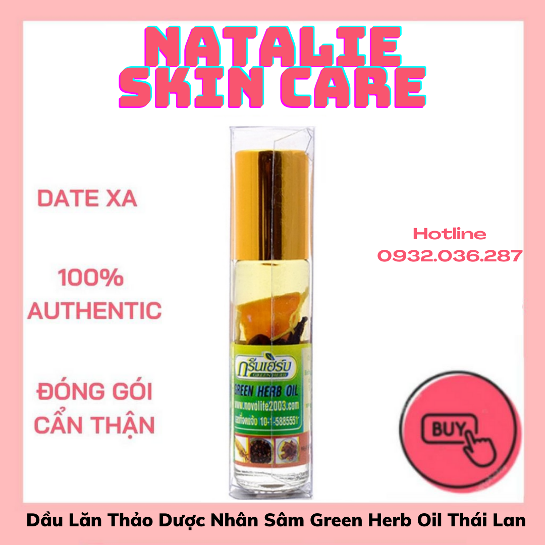Dầu Lăn Thảo Dược Nhân Sâm Green Herb Oil Thái Lan thumbnail