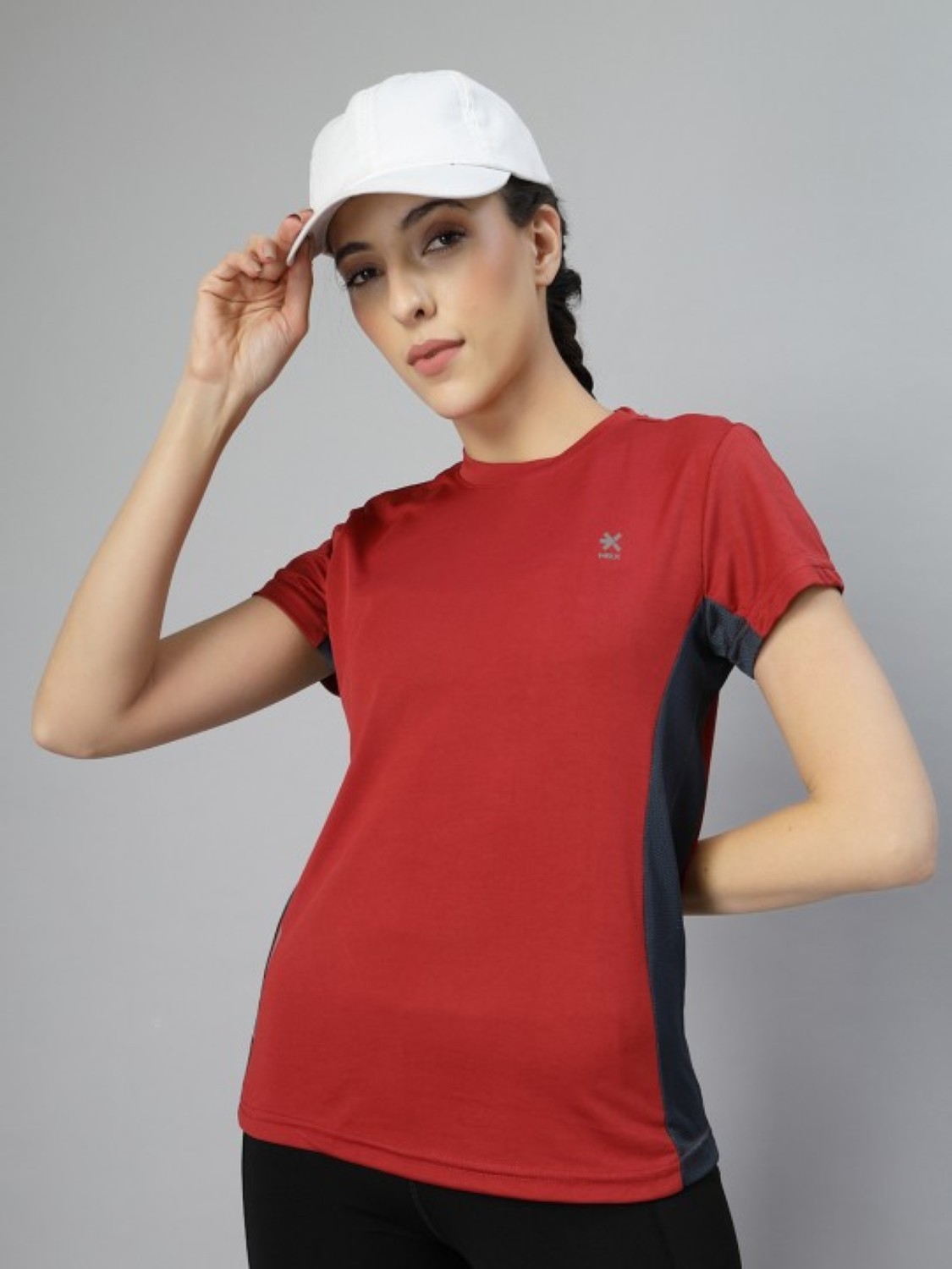 HRX by Hrithik Roshan Women Halter Neck Fitted Crop Top