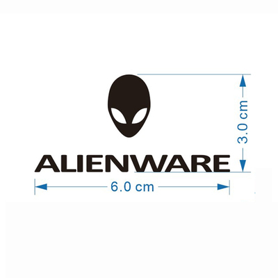 【Limited stock】 Alienwar Computer Personality Sticker Logo Metal Label ...