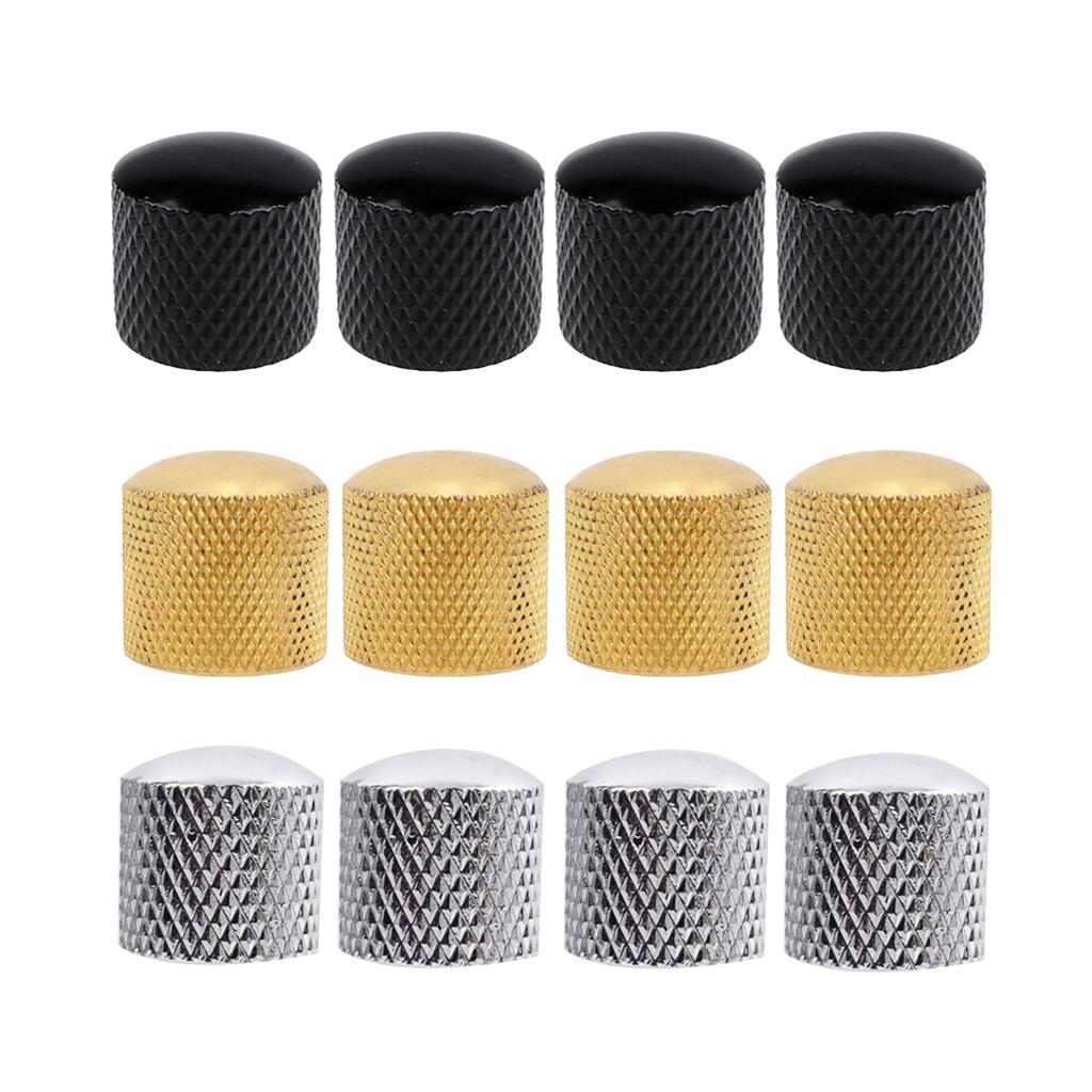 WDGREAT 4Pcs Cylinder Potentiometer Volume Knobs For Electric Guitar