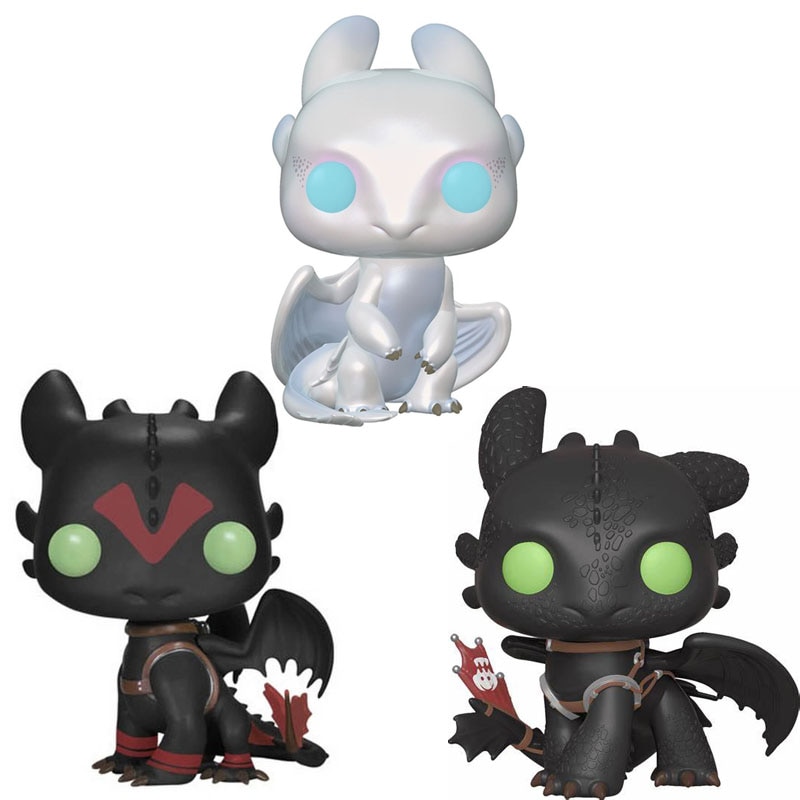 Toothless and light fury funko deals pop