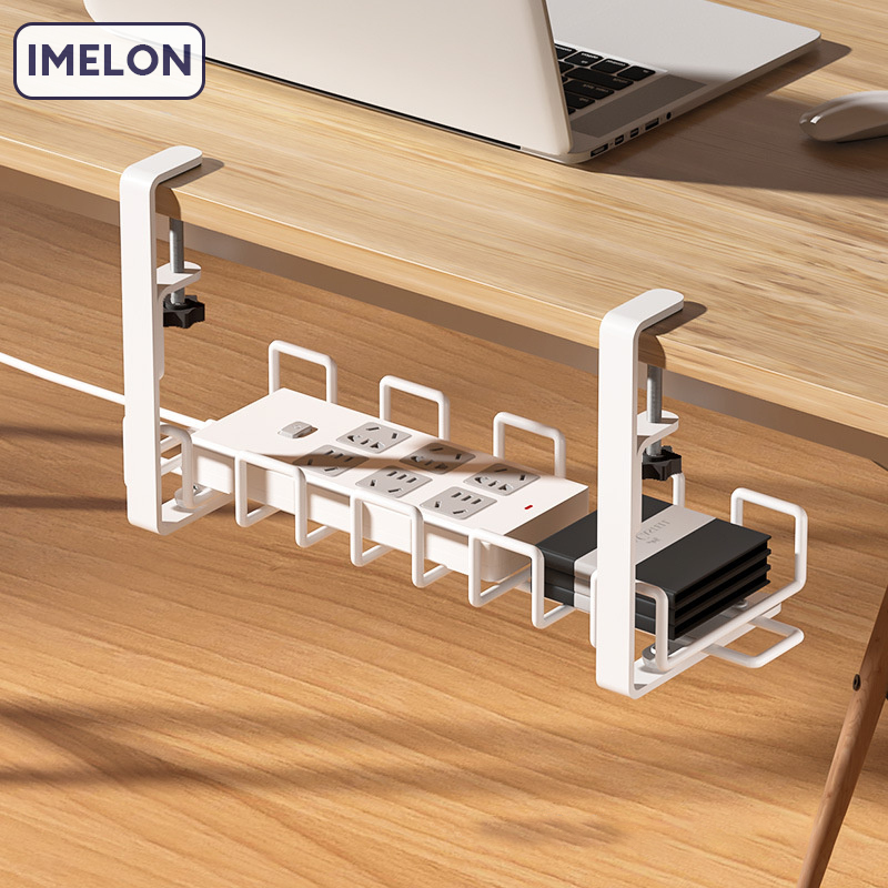 Adjustable plug-in storage rack, office desk cable management rack, cable battery data cable sorting and storage