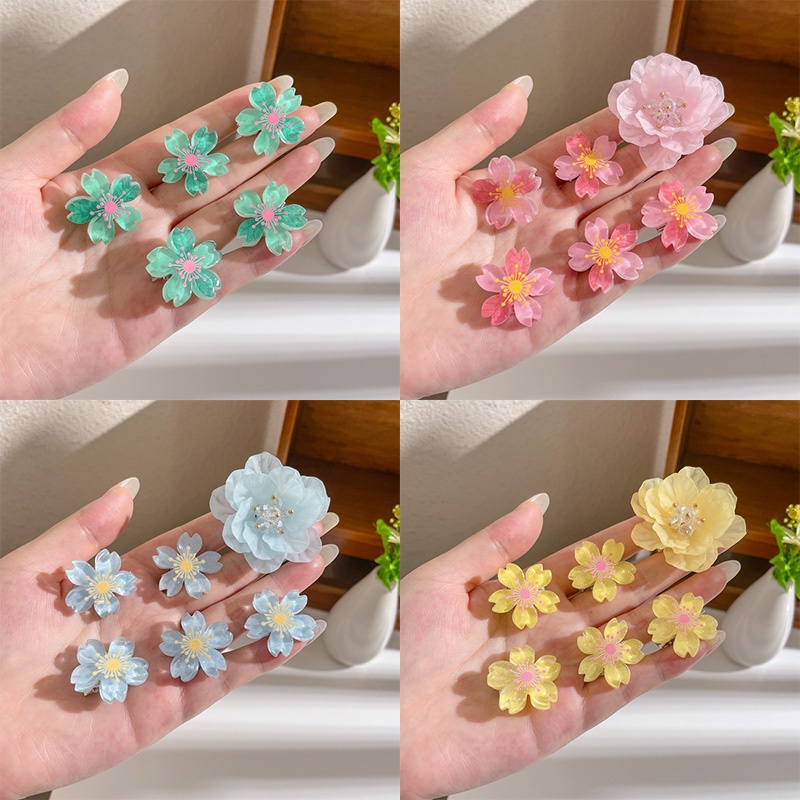 hairpin woven fabric cherry blossom pattern japanese style