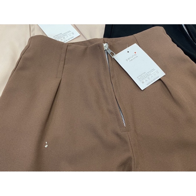Quần Short Nữ Lưng Cao Khóa Giữa mới mã 502 Mmita