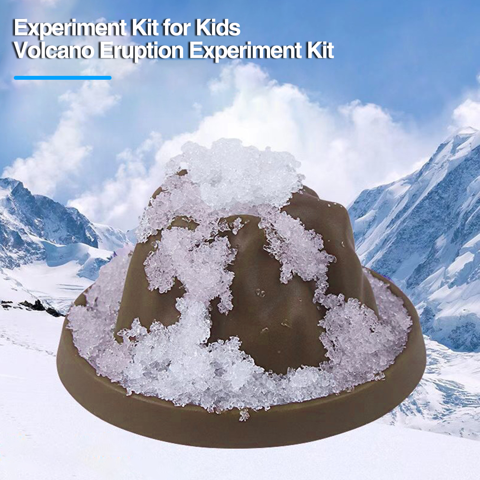 Volcano Eruption Experiment Kit Experiment Kit for Kids Fun Volcano Science Kit for Kids Learn Chemistry Geology Earth Science with Diy Experiments Enhance Observation Critical Thinking Skills