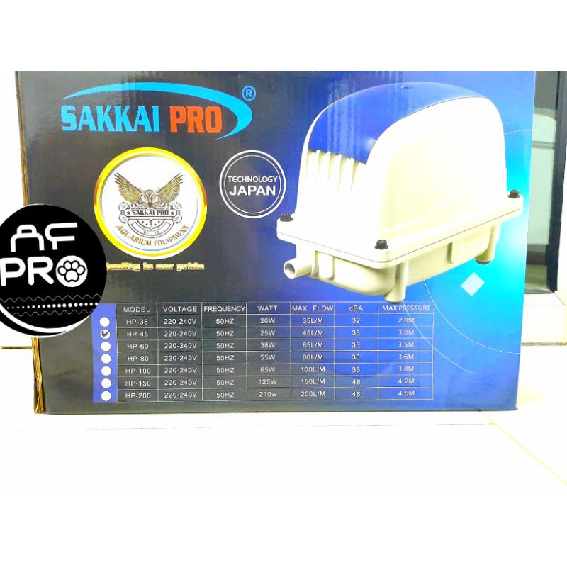 Mesin airpump aerator BLOWER SAKKAI PRO HP 45