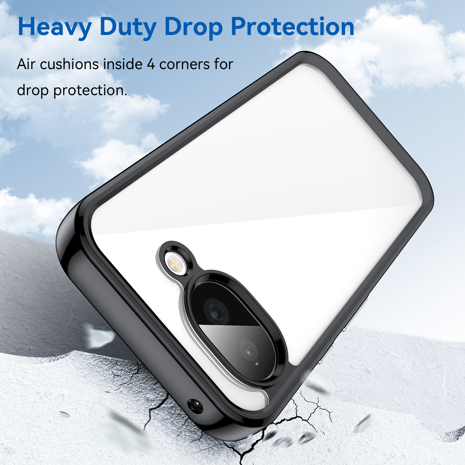 Google Pixel 10A Phone Case,Clear Shockproof Phone Transparent Cover for Google Pixel 10A.