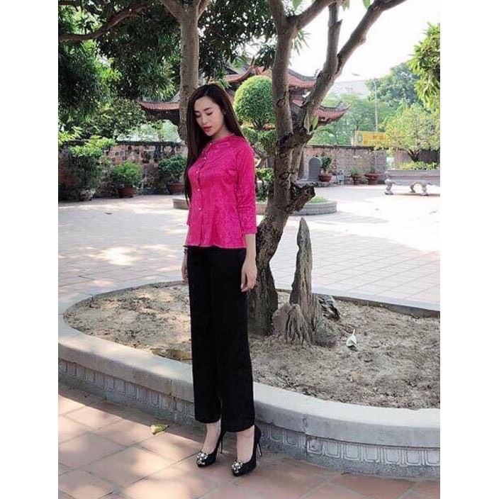 BỘ BÀ BA CƯNG XỈU CHO MẸ VÀ BÉ QUẦN ĐEN