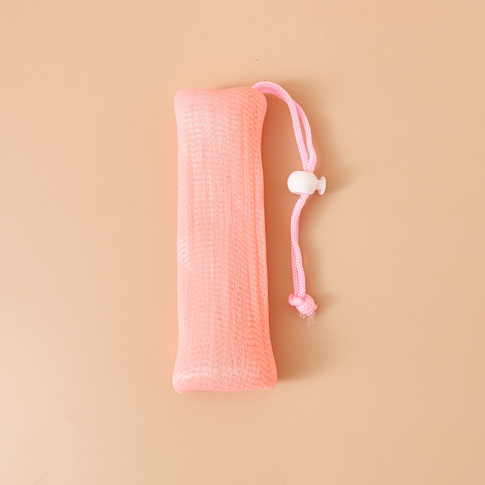 2pcs túi lưới đựng xà phòng nhiều lớp tạo bọt tiện dụng
