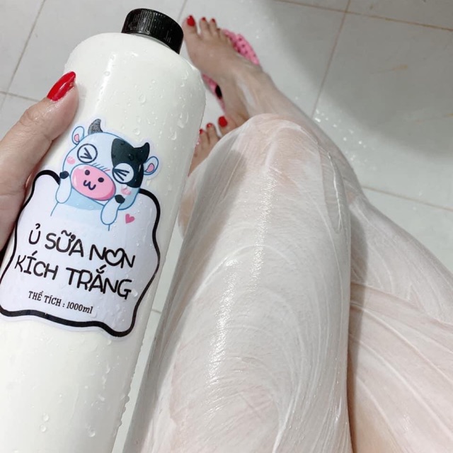 ủ sữa non dưỡng kích trắng loại lớn 1000ml