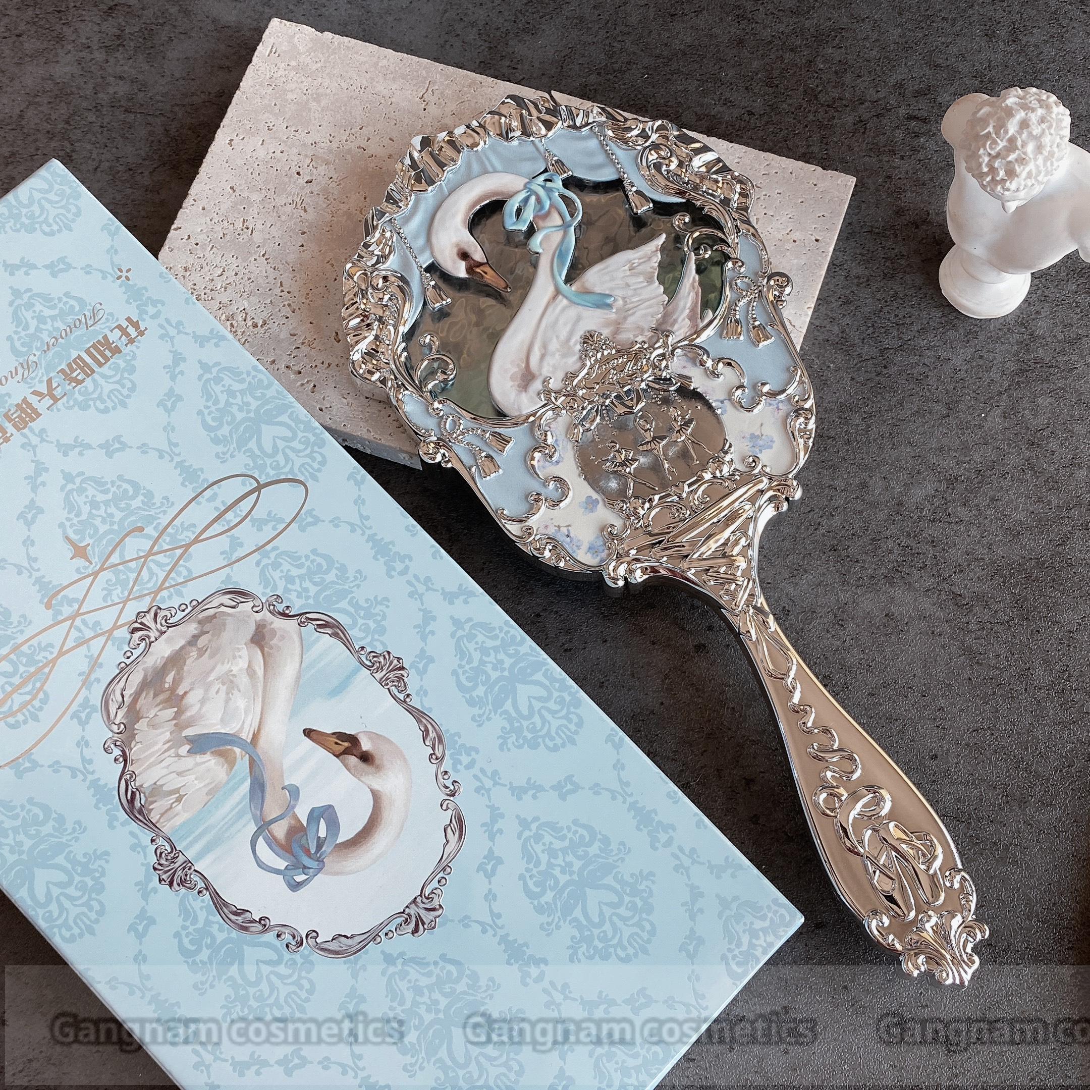 Gương cầm tay Flower Knows Swan ballet