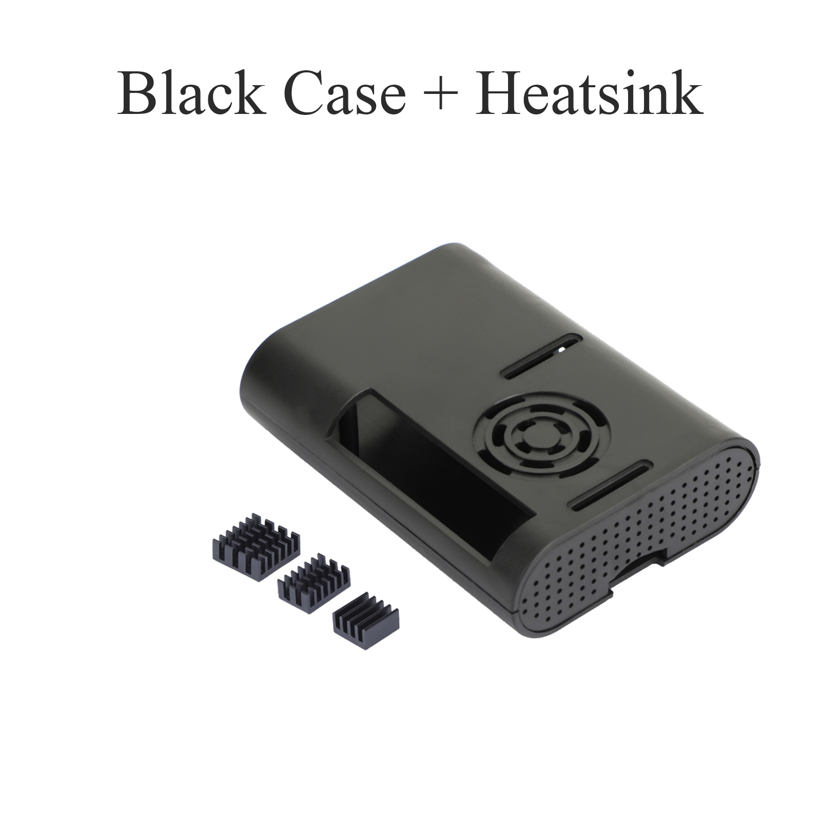 Raspberry Pi 4B Case ABS Protective Box Shell Enclosure With Cooling Fan 3 Heatsink For Raspberry Pi 4 Model B