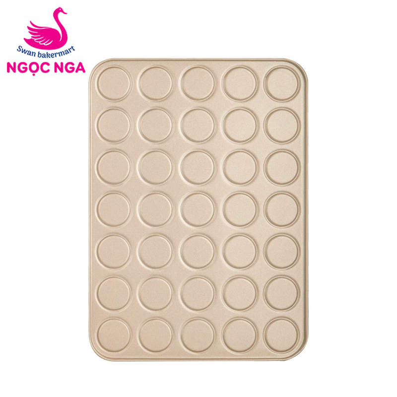 Khuôn nướng bánh Macaron chống dính 35 ô Unibaker