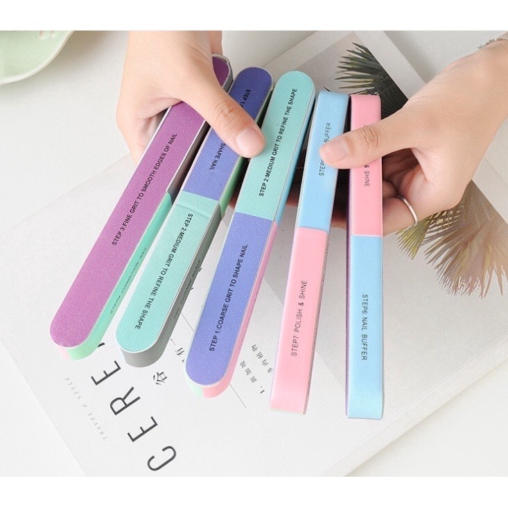 [HCM]Dụng Cụ Dũa Móng Tay 7 Mặt