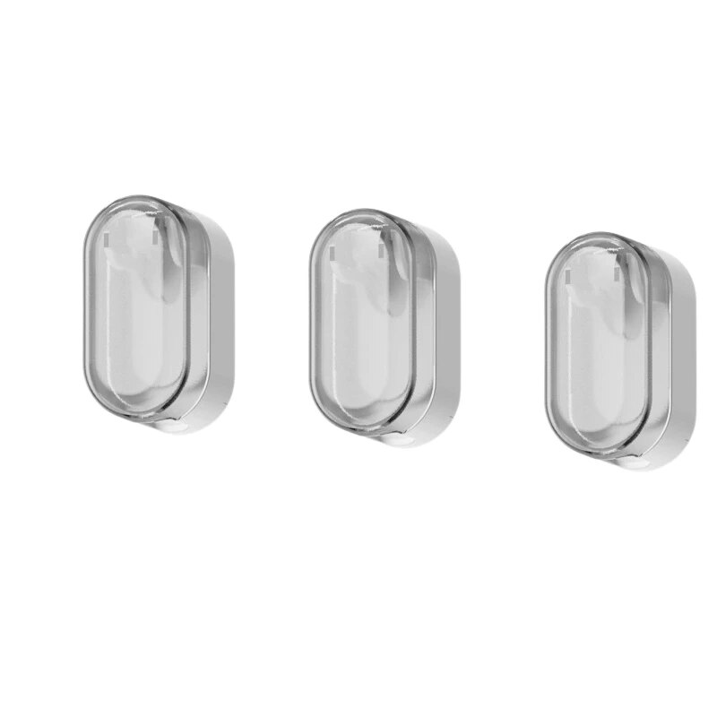 Dust-free Toothbrush Holder Creative Essential for Home Easy to Disassemble Feature Wall-mounted Adhesive Bathroom Accessories