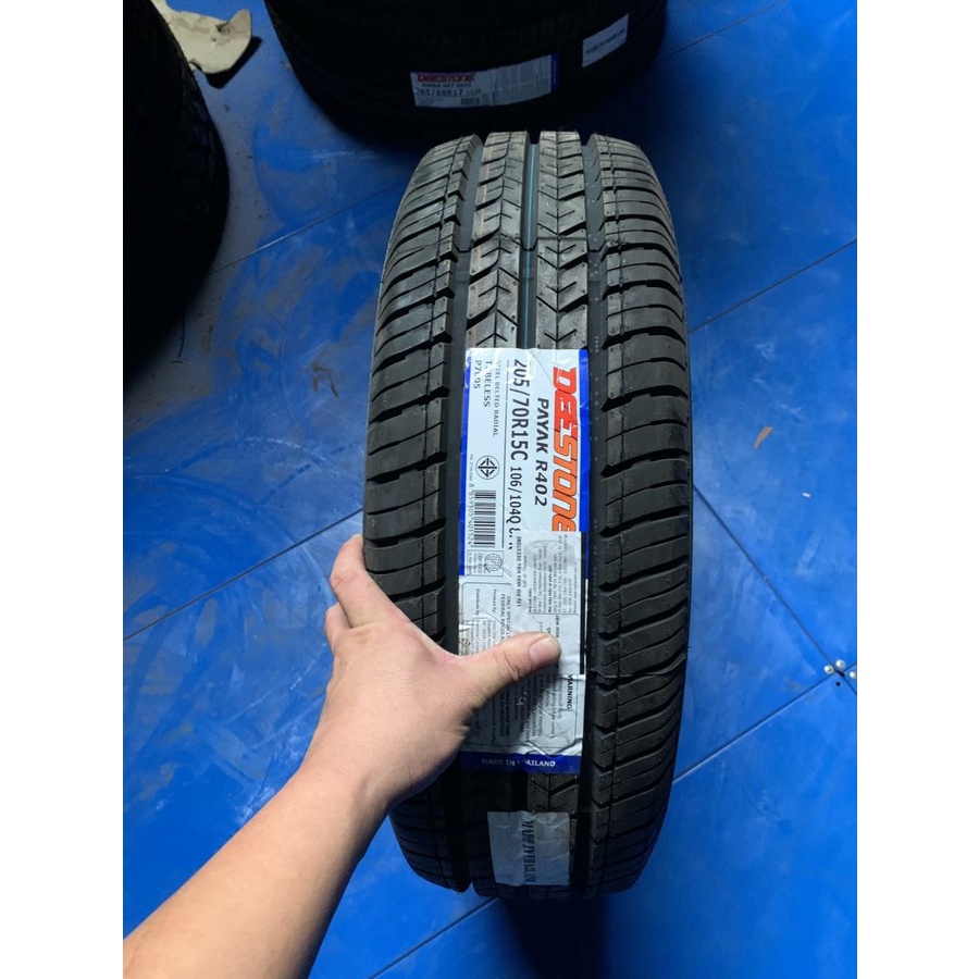 Vỏ lốp 205/70r15c 8pr r402 deestone nhập thái lan, vỏ lốp xe ô tô hyundai starex - lopxesaigon