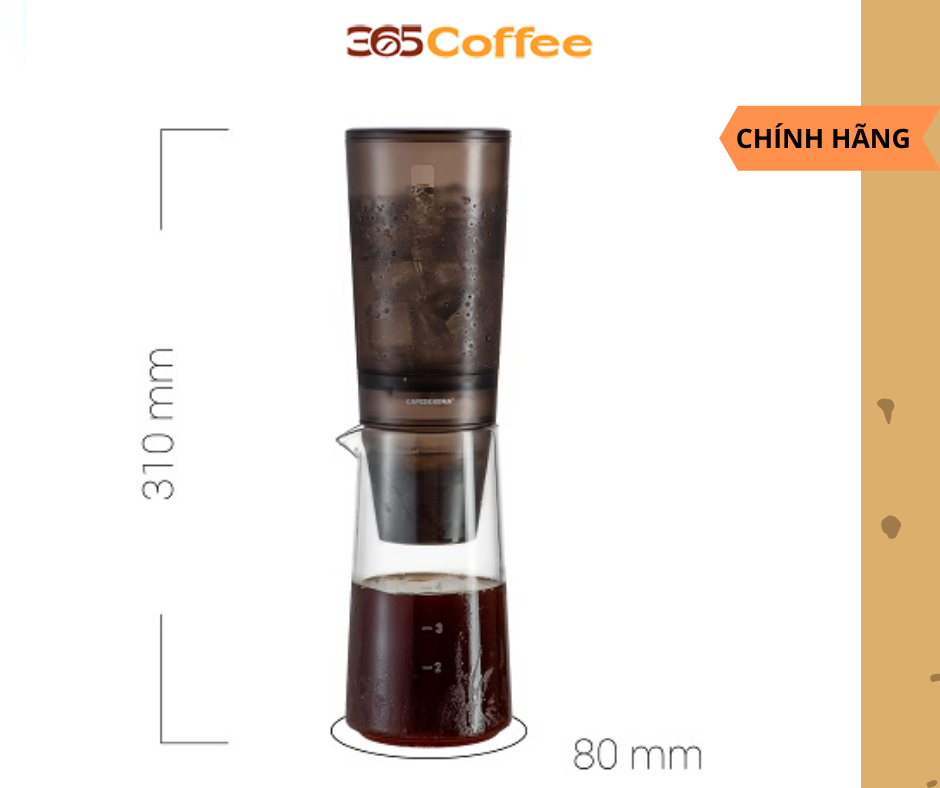 Bộ pha cà phê đá lạnh nhỏ giọt Cold drip thương hiệu Cafede Kona