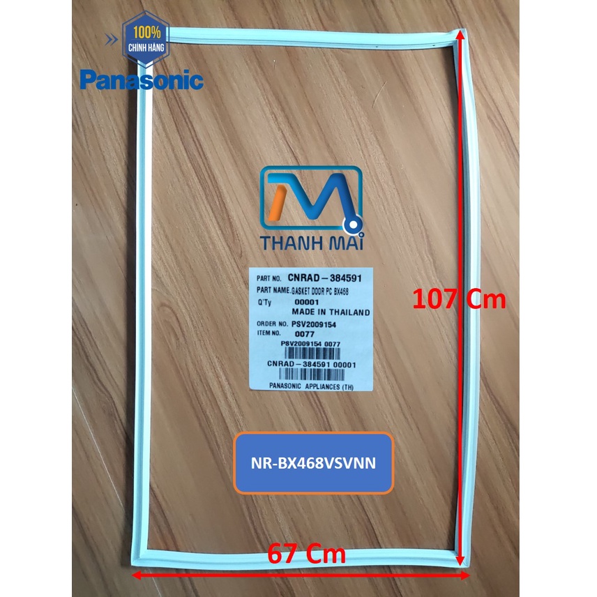 Ron ngăn mát tủ lạnh panasonic nr-bx468vsvn