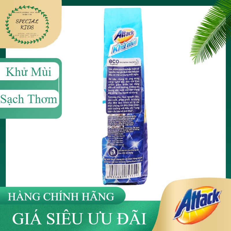 COMBO 5 GÓI 720GR BỘT GIẶT ATTACK THƯƠNG HIỆU NHẬT.