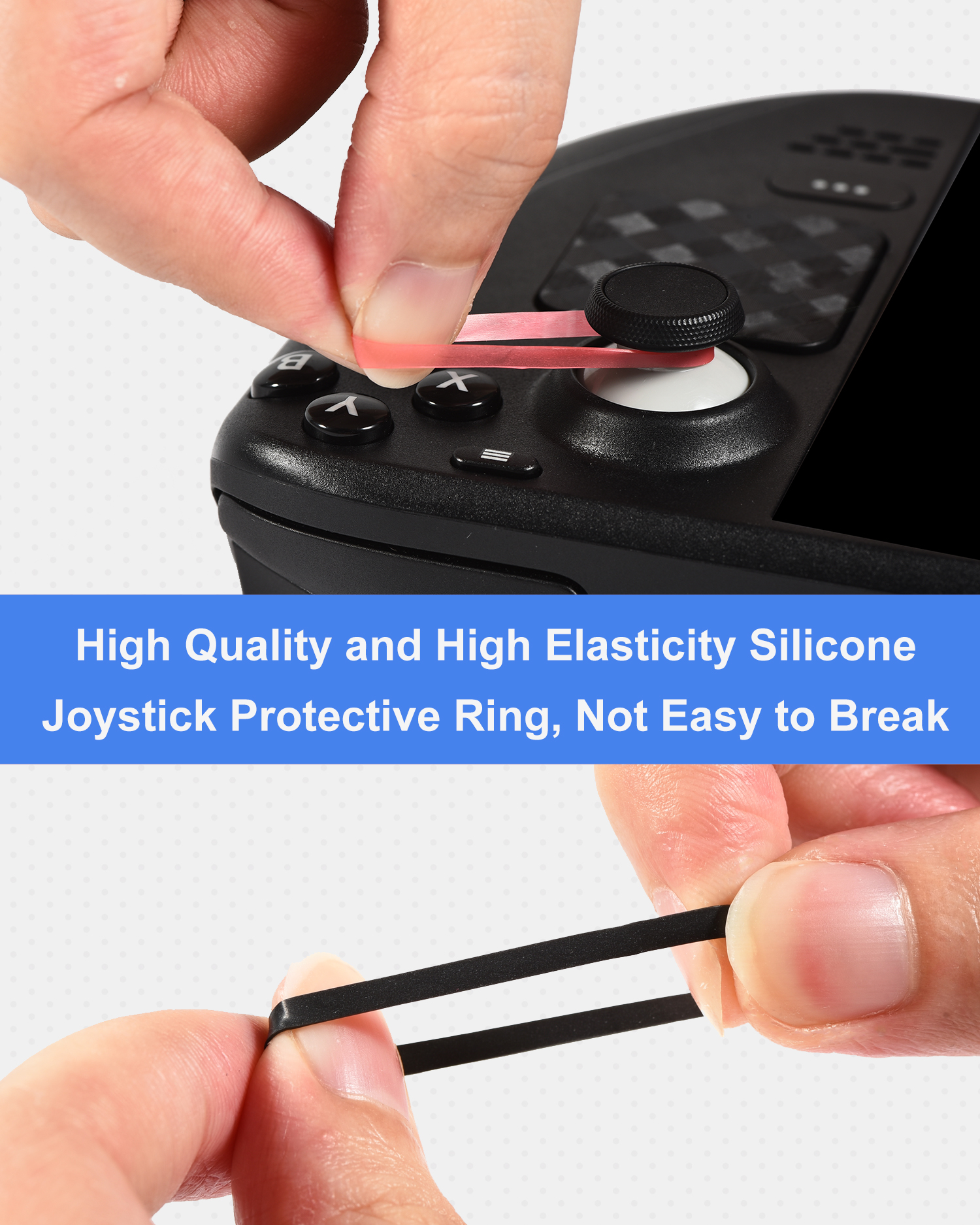 For PlayStation Portal For ROG ALLY Silicone Protective Ring for Steam Deck Console Joystick Protective Ring for PSVR2 Handle Remote Stick Anti-friction Ring