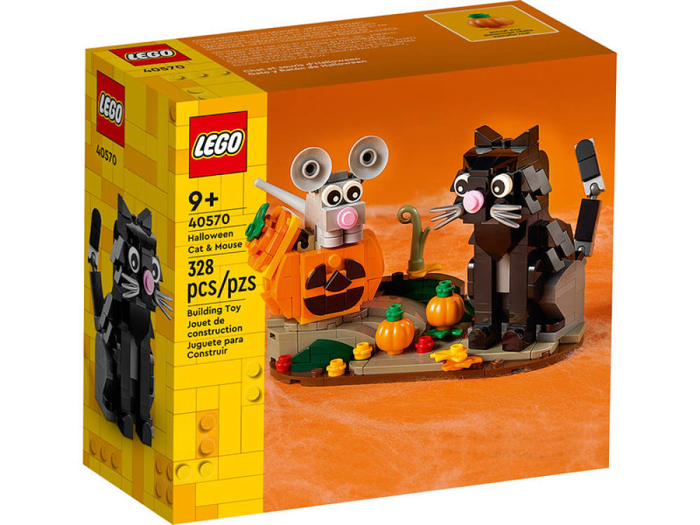 Lego® 40570 halloween cat & mouse 328pcs 9+ đồ chơi lắp ráp lego