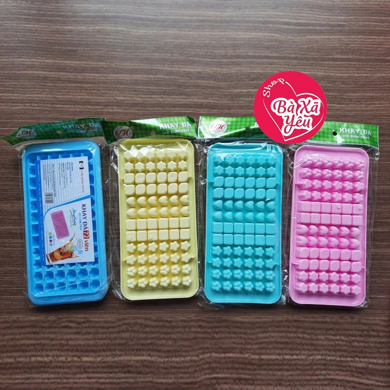 Combo 5 khuôn làm thạch rau câu và đá viên