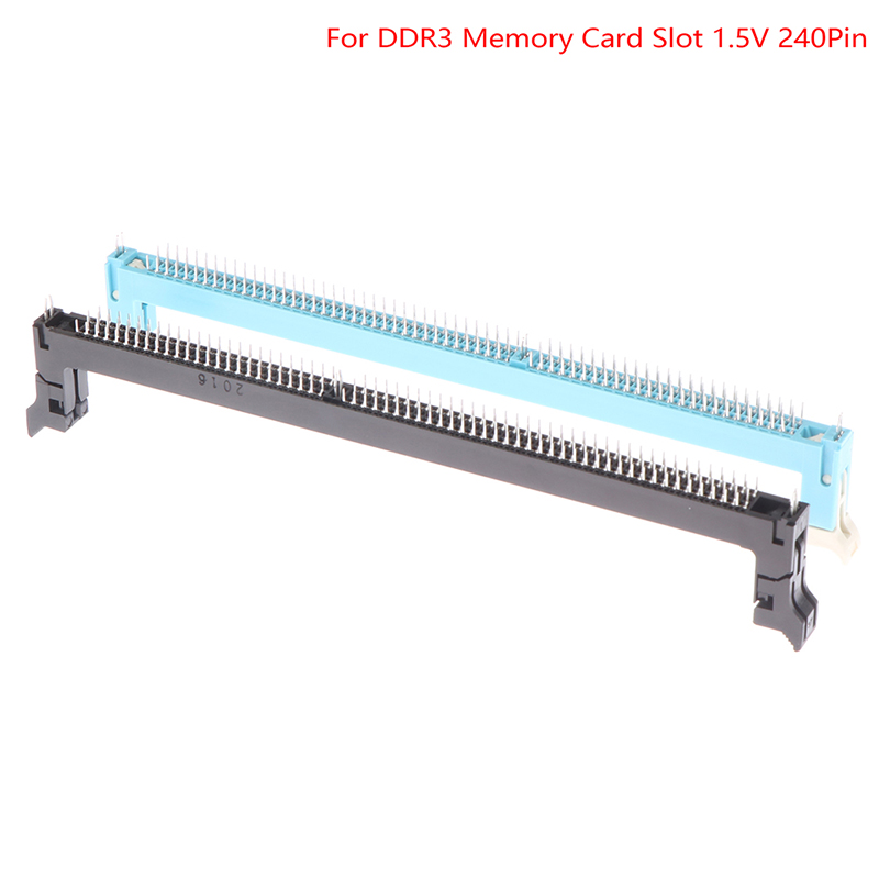 Desktop Computer DDR3 Memory Card Slot 1.5V 240Pin Socket Motherboard Repair Replacement Jack. 