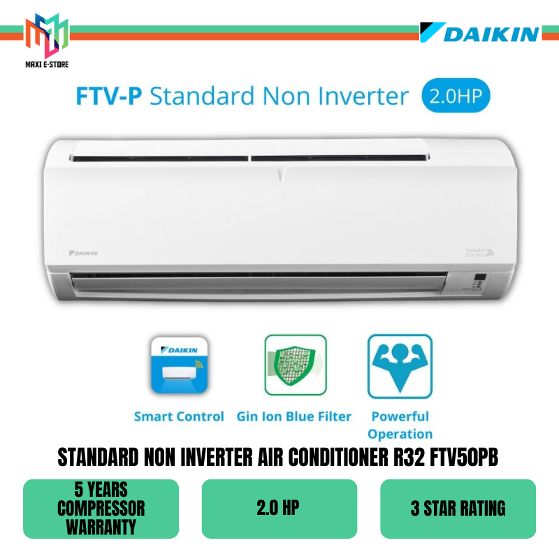 Daikin Ftv50pb Standard Non Inverter Air Conditioner Ftv P R32 Air Cond