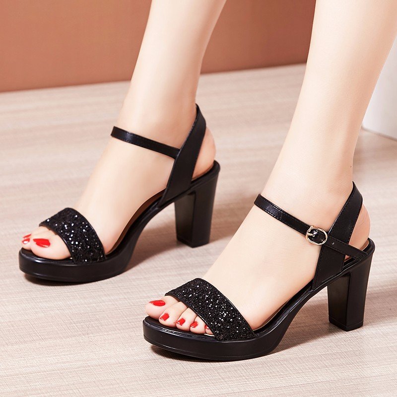 giày cao gót kim tuyến 7 phân