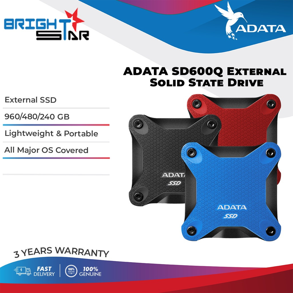 ADATA SD600Q External SSD 240GB 480GB 960GB Lazada