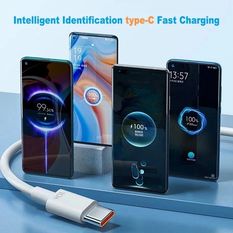 120W 10A sạc siêu nhanh Loại-C 1/1.5/2M cáp USB sạc nhanh Samsung Huawei Xiaomi cáp dữ liệu