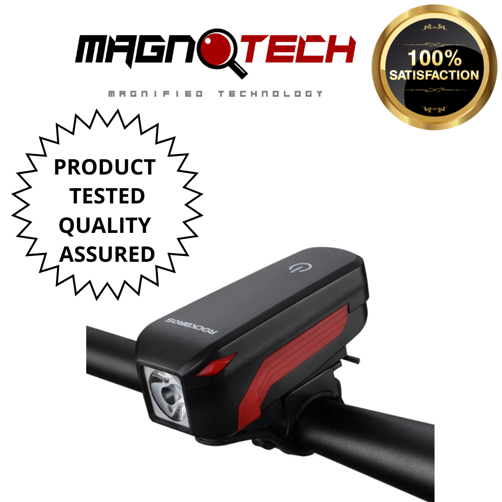 Rockbros Waterproof LED Bike Light And Horn Lazada PH