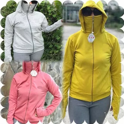 Áo khoác nữ thời trang có nón,tay xỏ ngón