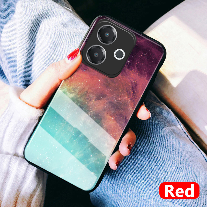 For OPPO A5 Pro 5G Case Tempered Glass mirror Protector Starry Sky Couple For OPPO A5 Pro Back cover Phone Cases. 