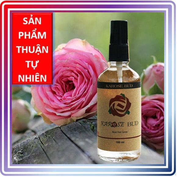 Xịt dưỡng tóc hoa hồng Karose Bud 100ml
