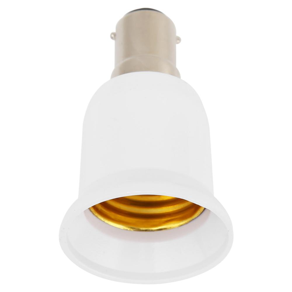 Rotary B15 to E27 Lamp Holder Adjustable LED Light Bulb Socket Base Adapter