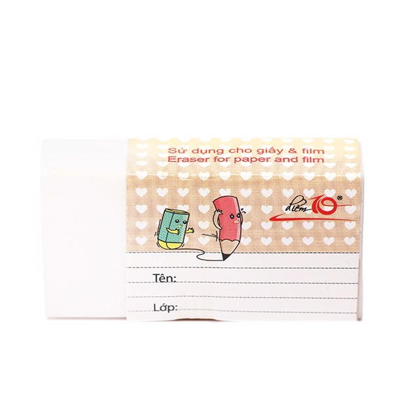 Combo 2 Gôm tẩy xóa chì Điểm 10 E-09 - Bút Máy HASA