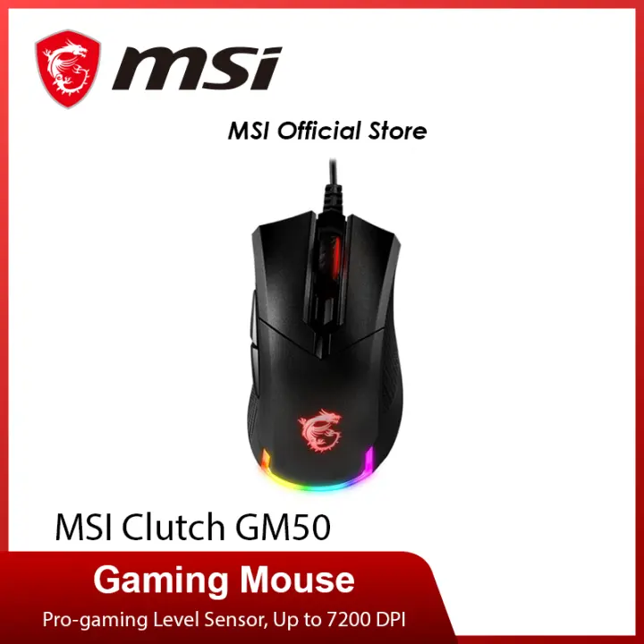 Msi Clutch Gm50 Gaming Mouse Lazada Singapore